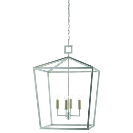 Currey Denison Silver Large Lantern 9000-0415